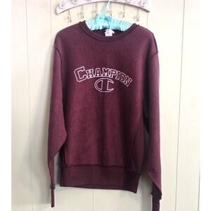 Champion Reverse Weave Unisex Long Sleeve Sweatshirt Vintage Size Small